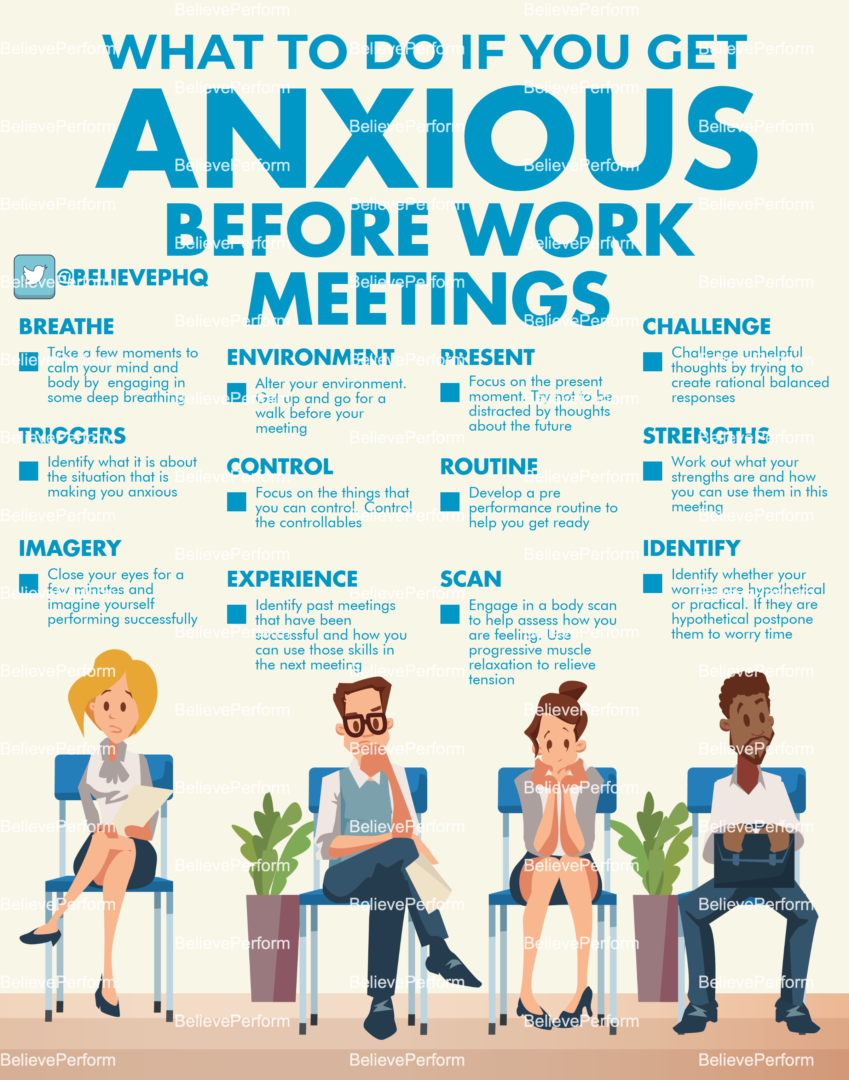 What To Do If You Get Anxious Before Work Meetings BelievePerform