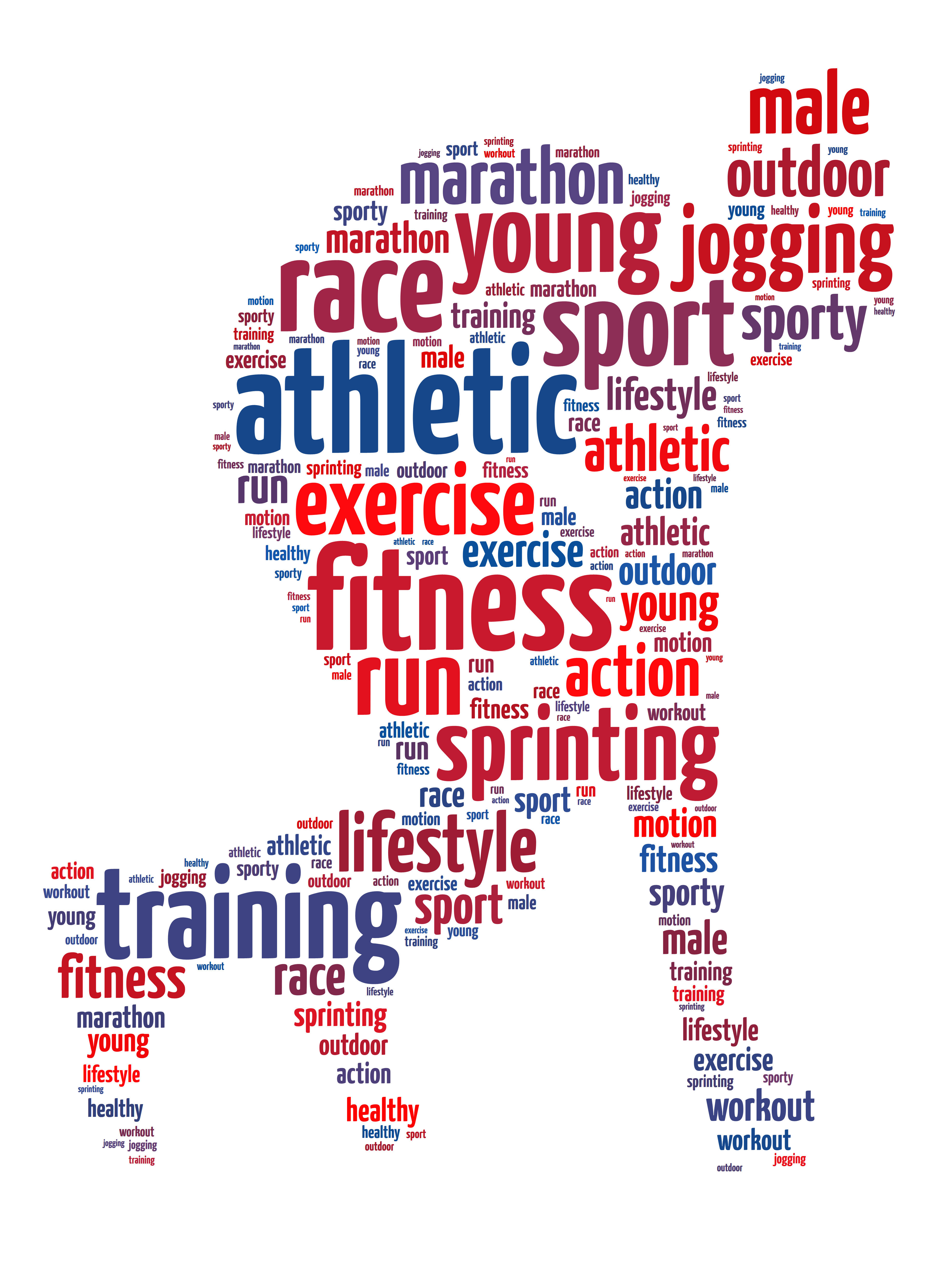 Words illustration of an athlete ready to sprint - The UK's leading ...