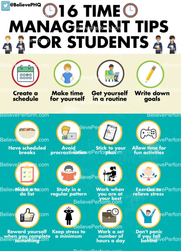 16 Time Management Tips For Students The UK S Leading Sports   16 Time Management Tips For Students 600x833 