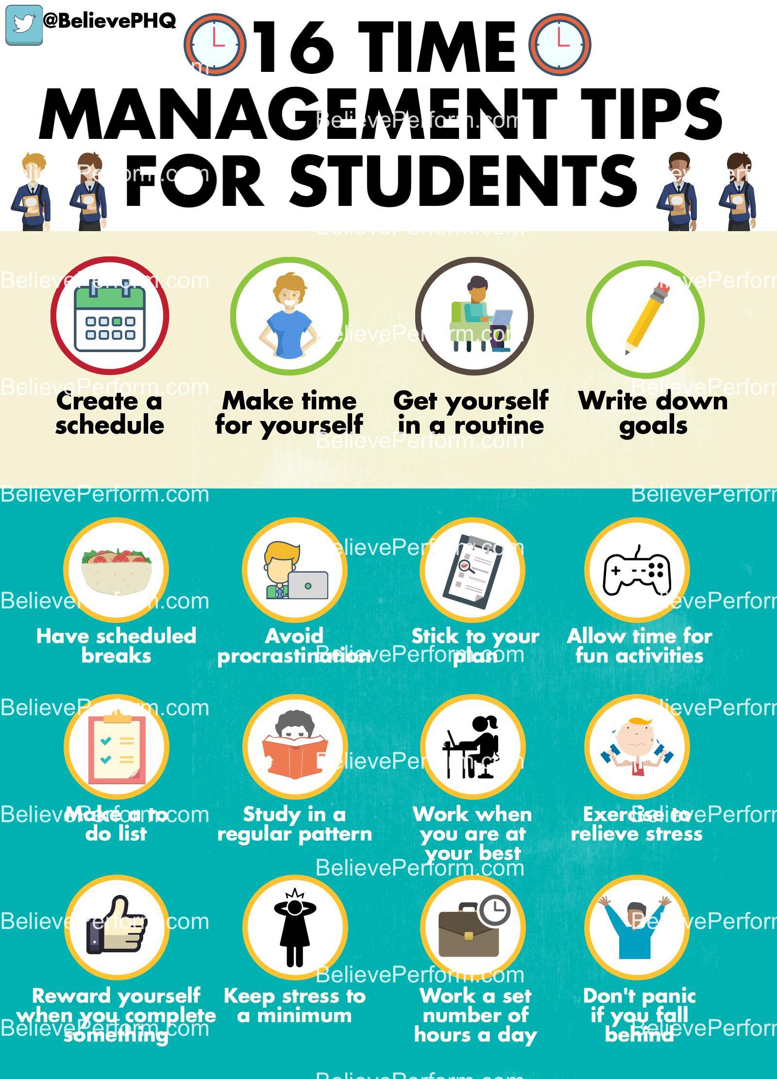 time management presentation for middle school students