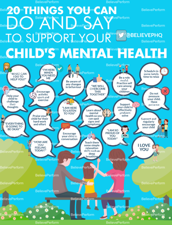 20 things you can do and say to support your child's