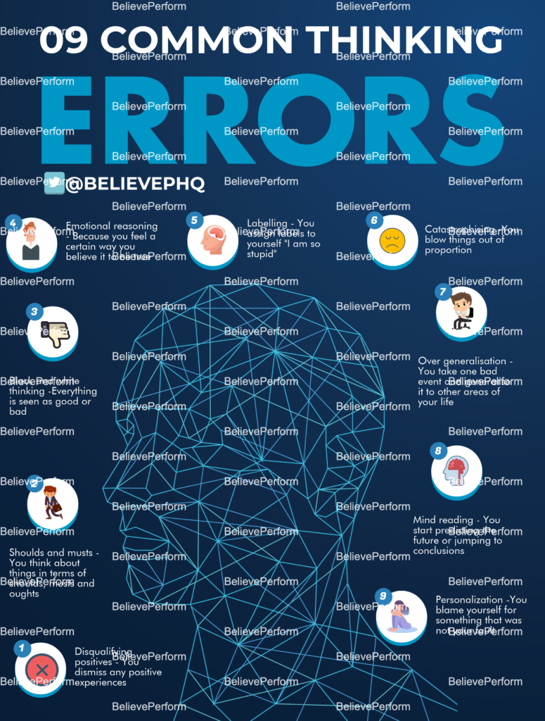 cognitive errors in critical thinking