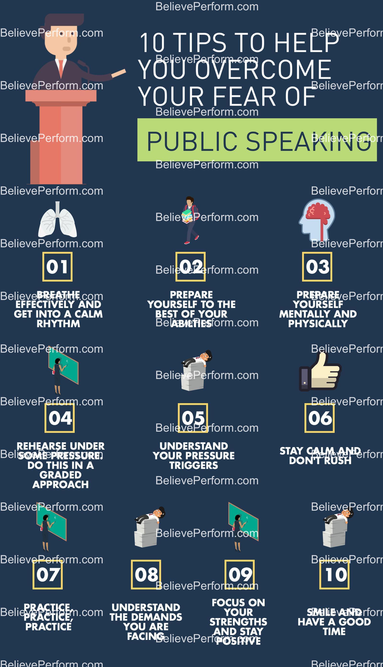 10 tips to help you your fear of public speaking