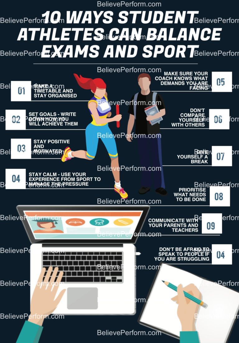 10 Ways Student Athletes Can Balance Exams And Sport - BelievePerform ...