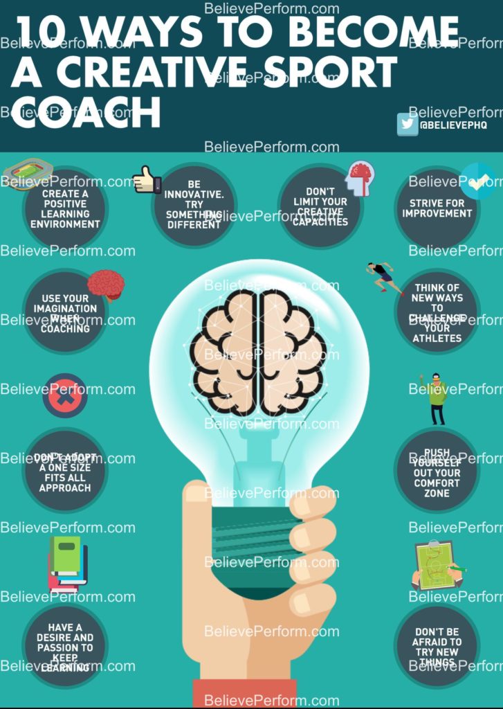 10 ways to a creative sport coach BelievePerform The UK's leading Sports Psychology