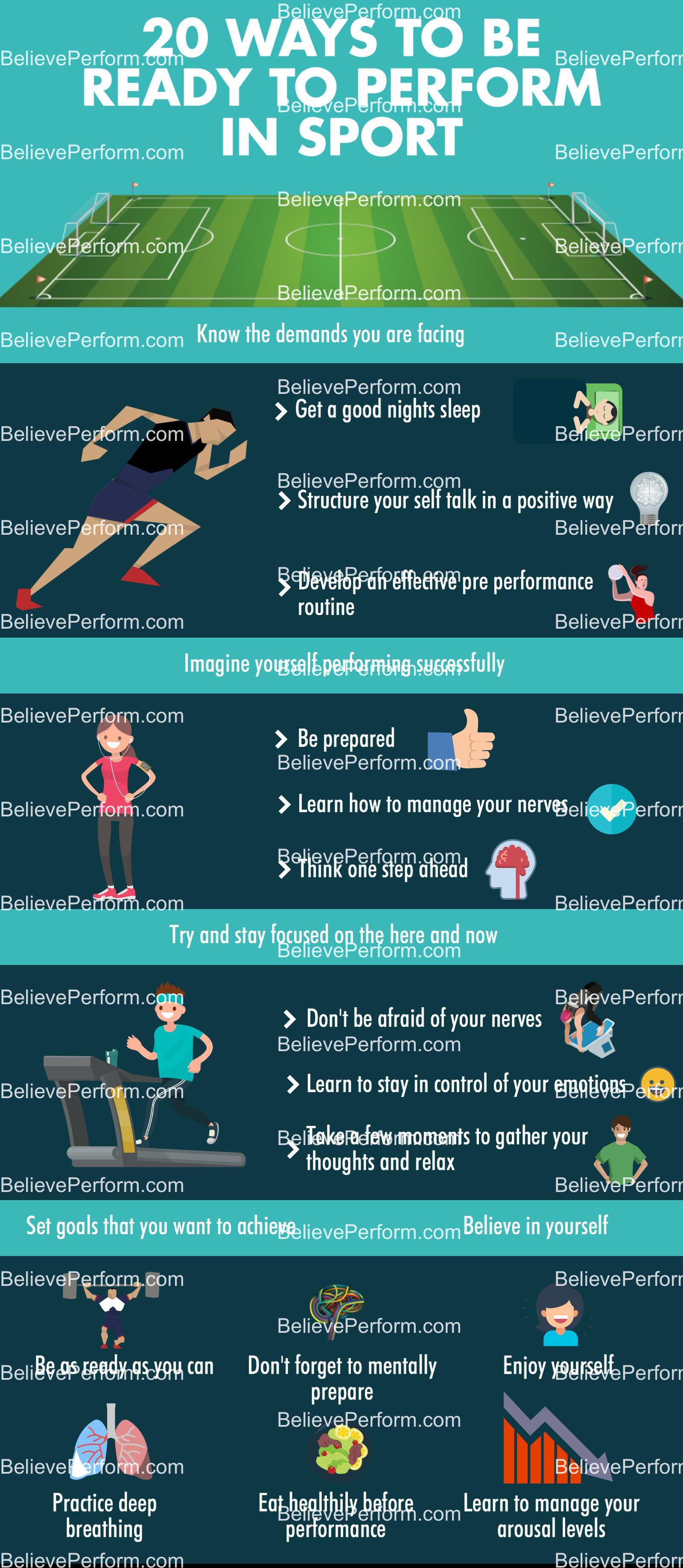 20 Ways To Be Ready To Perform In Sport - BelievePerform - The UK's ...