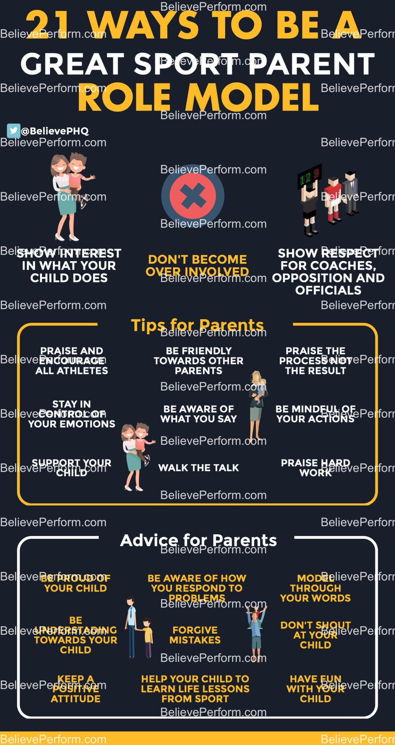 21 ways to be a great sport parent role model BelievePerform The UK