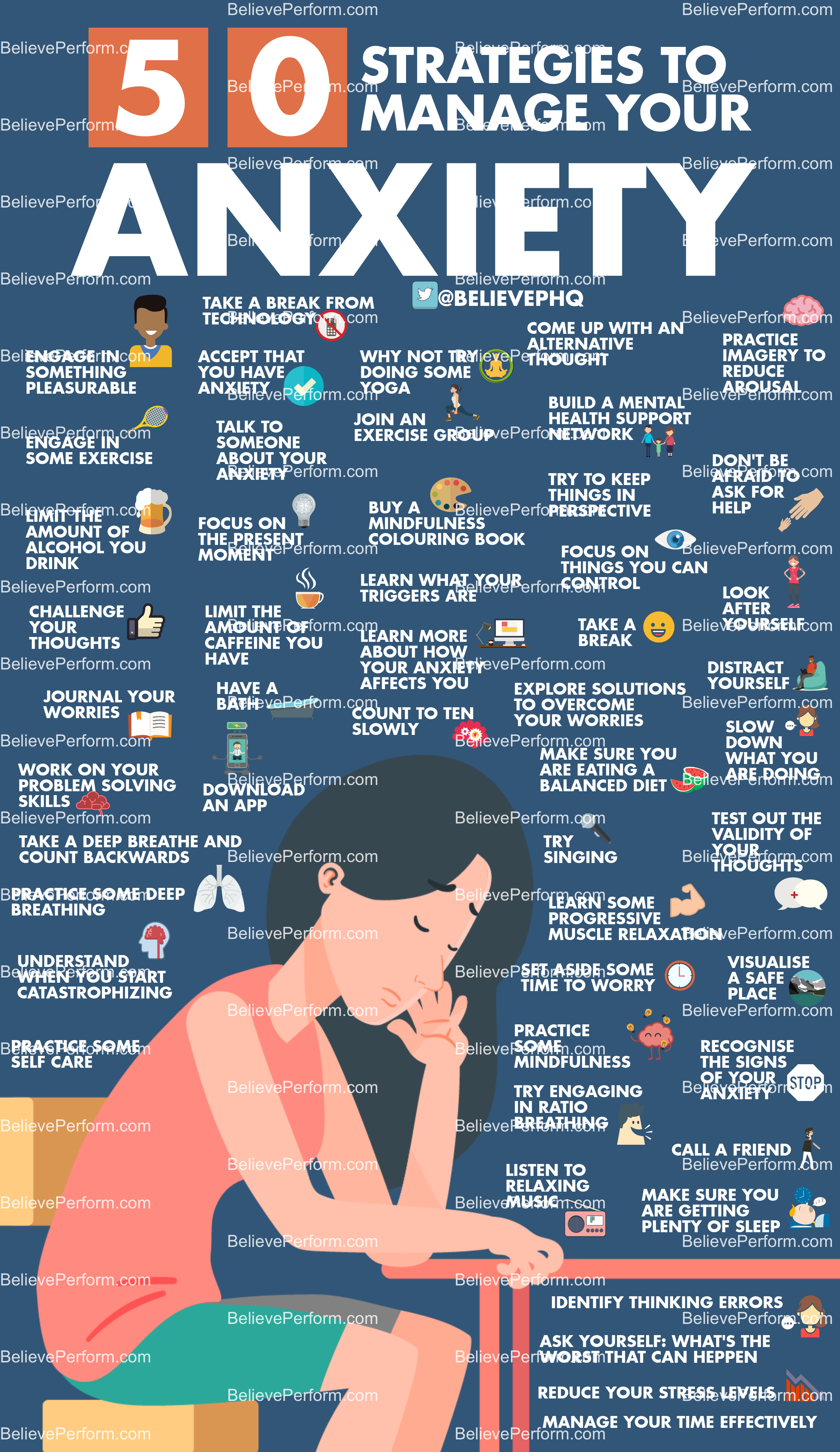50 Strategies To Manage Your Anxiety 