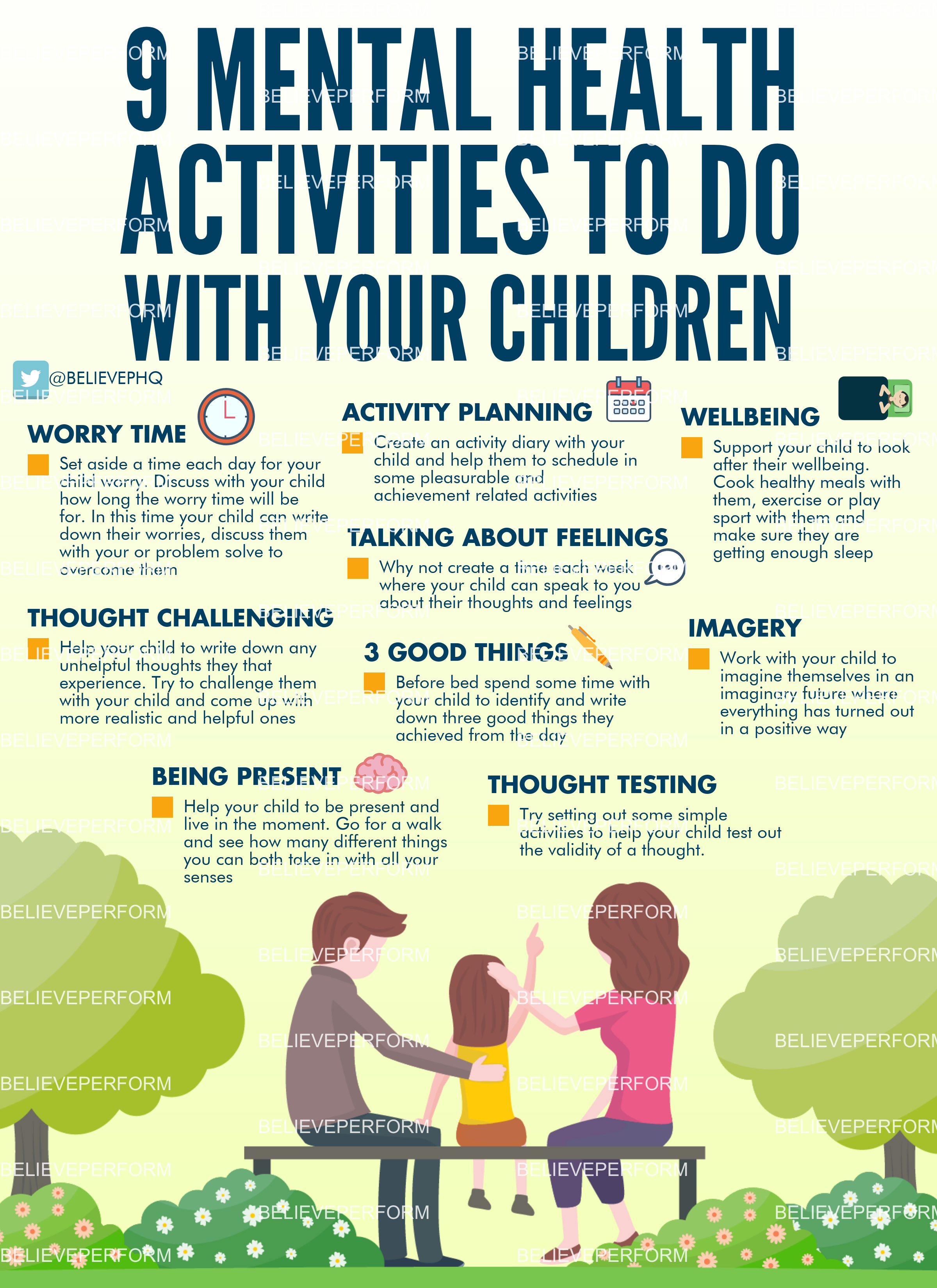 9 Mental Health Activities To Do With Your Children Believeperform