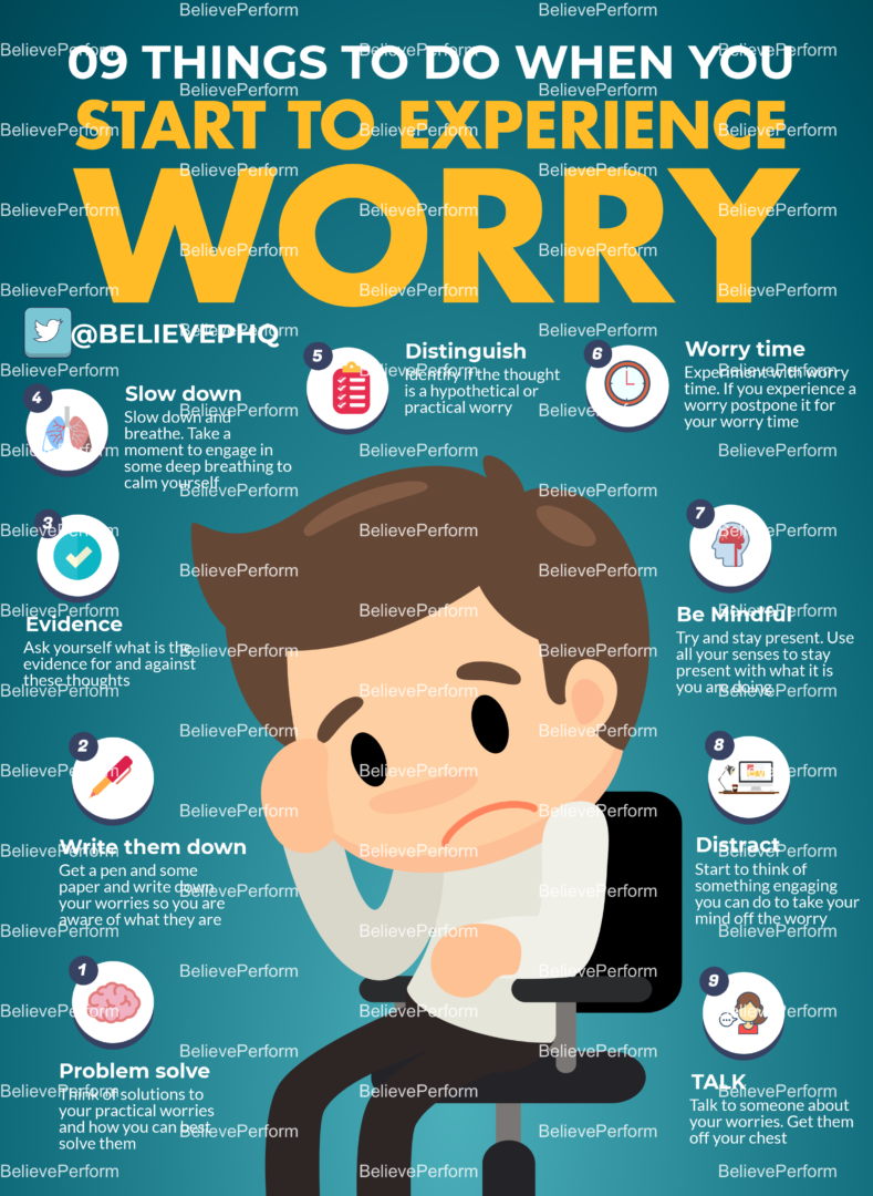 9 things to do when you start to experience worry BelievePerform The UK's leading Sports