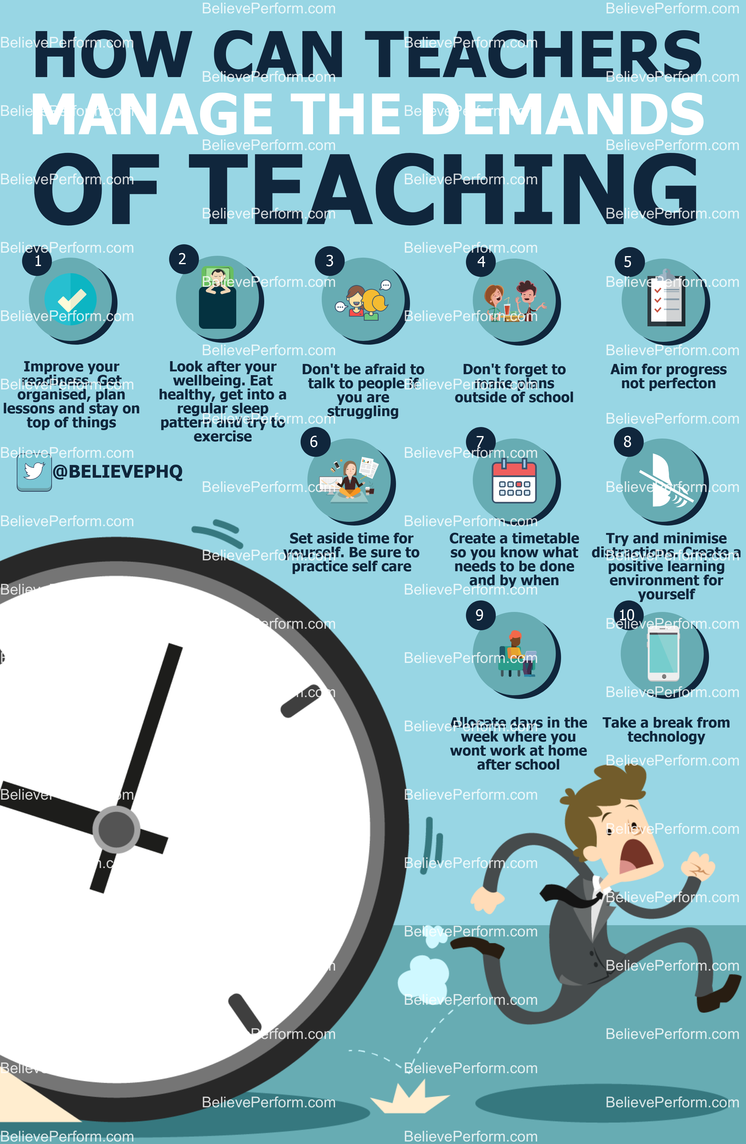 How can teachers manage the demands of teaching BelievePerform The UK's leading Sports