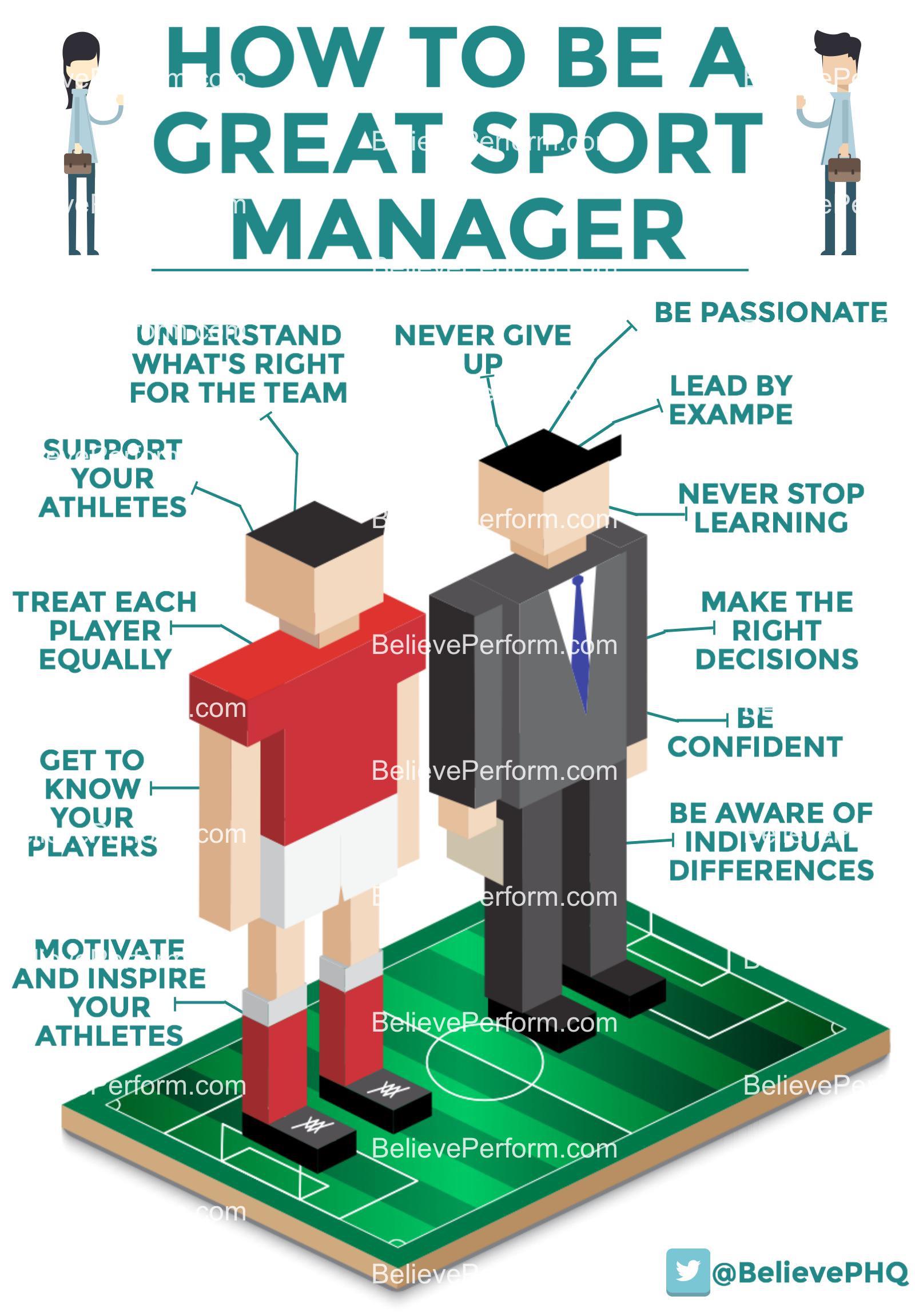 How To Be A Great Sport Manager Believeperform The Uk S Leading Sports Psychology Website
