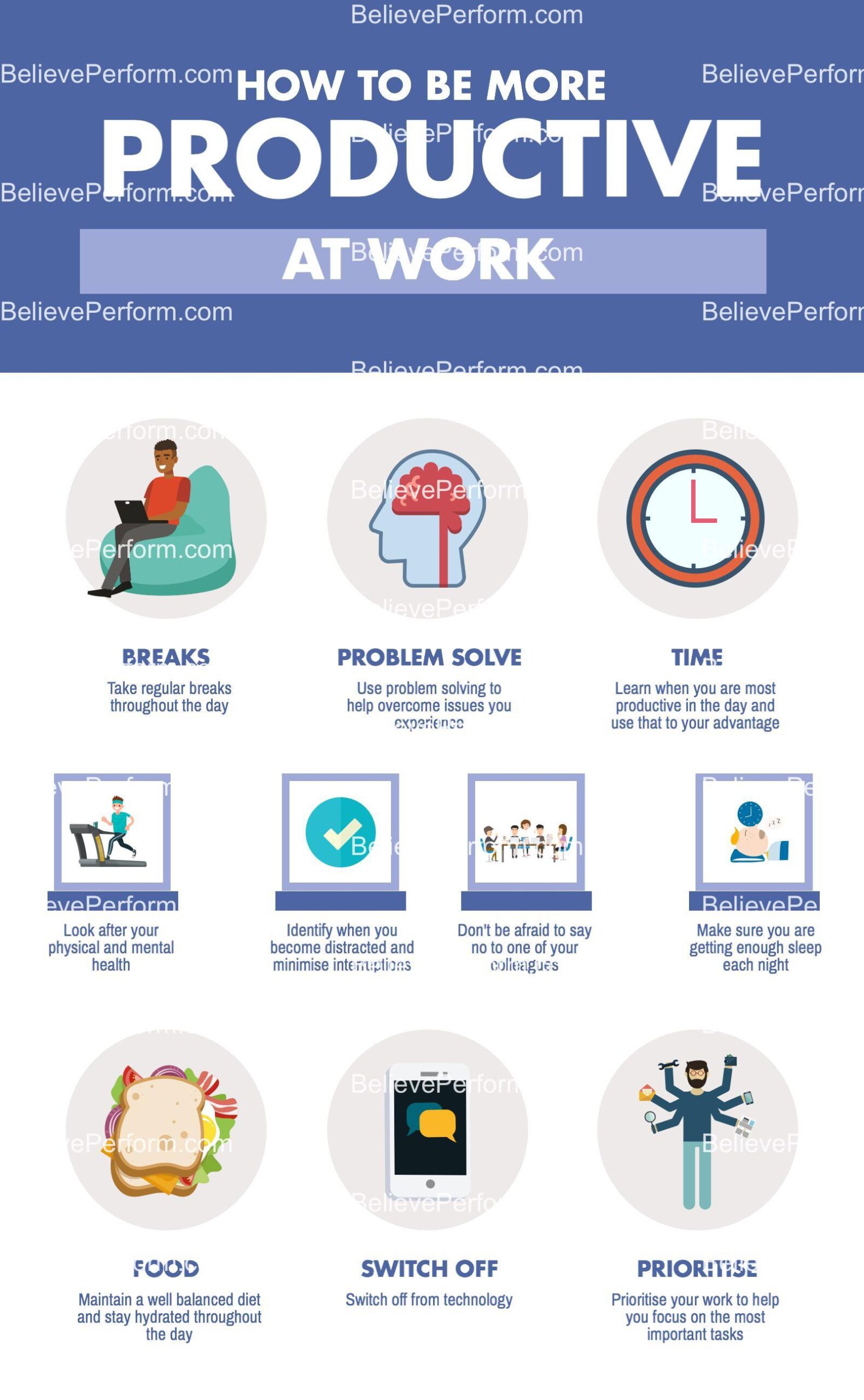 How To Be More Productive At Work BelievePerform The UK s Leading