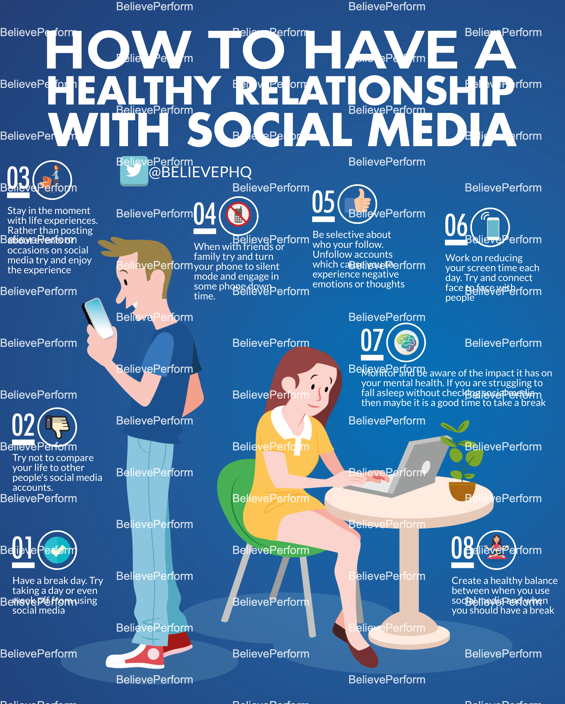 how to have a healthy relationship with social media in 2021