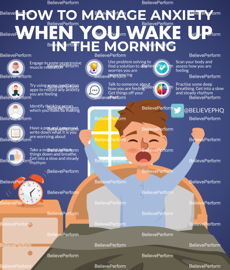 How to manage anxiety when you wake up in the morning BelievePerform
