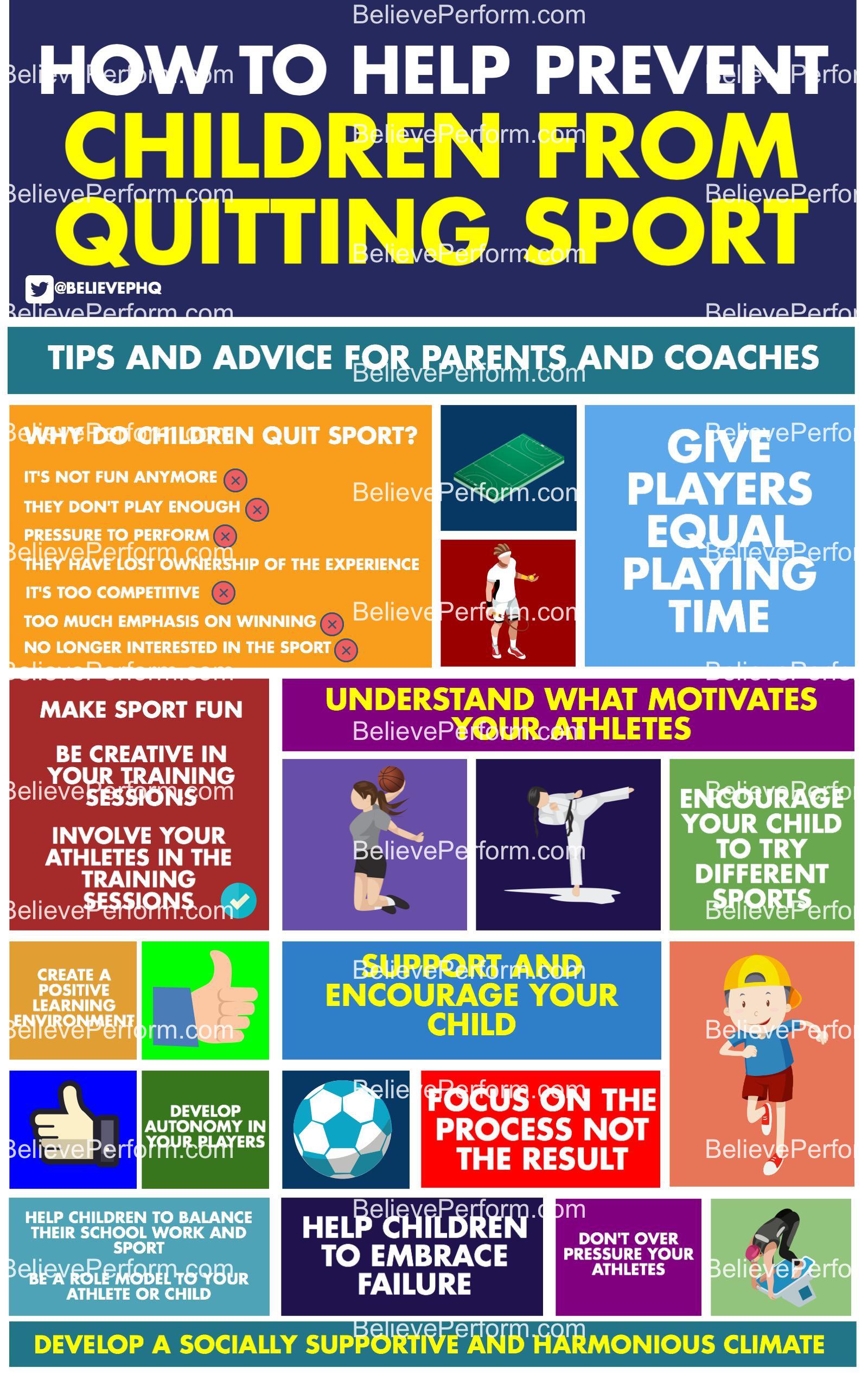 How to prevent children from quitting sport BelievePerform The UK's leading Sports