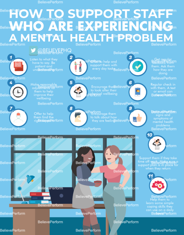 How to support staff who are experiencing a mental health problem ...