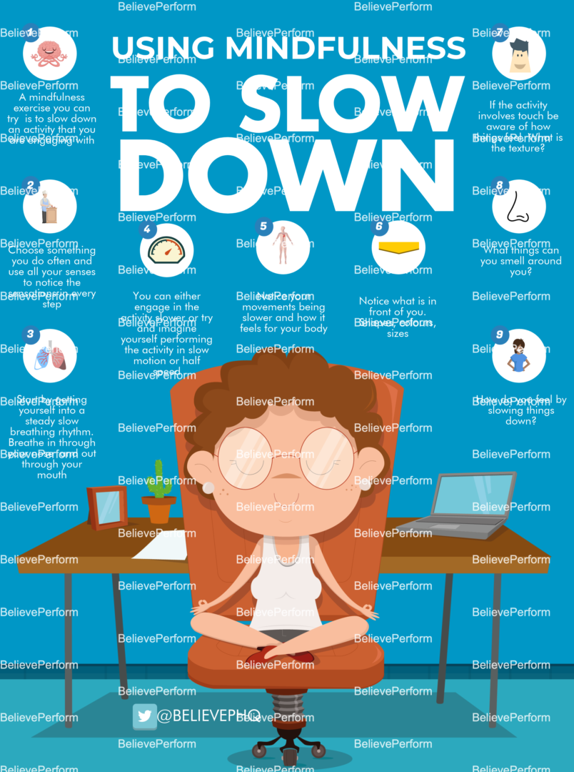 Using mindfulness to slow down - BelievePerform - The UK's leading ...