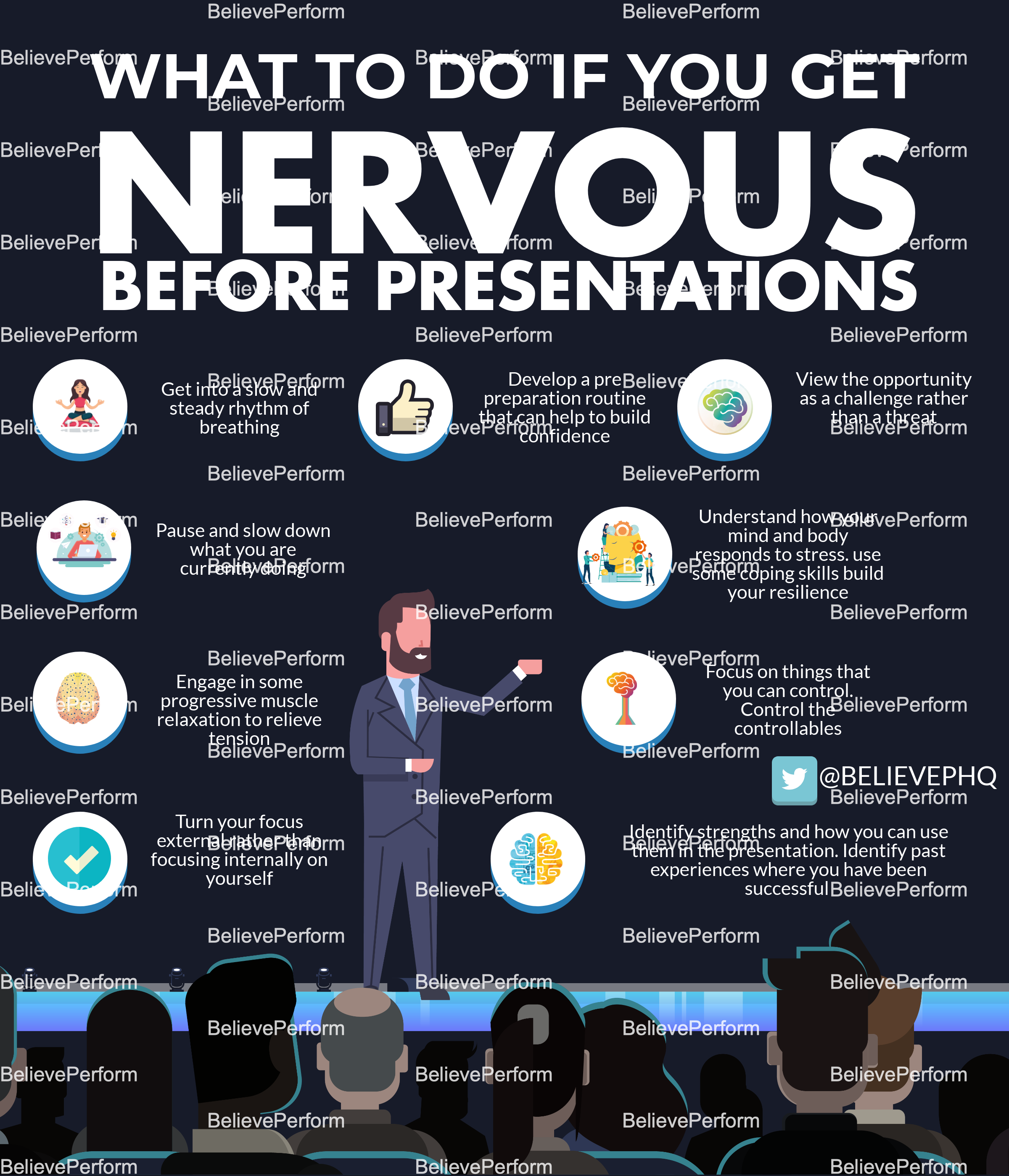 how to do a presentation when you are nervous
