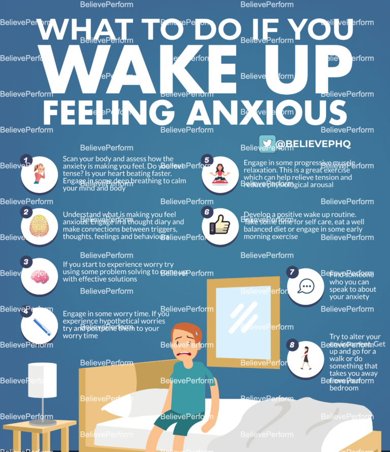 What To Do If You Wake Up Feeling Anxious - BelievePerform - The UK's ...