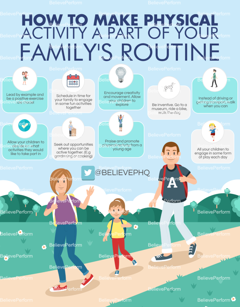 How to make physical activity a part of your family's routine
