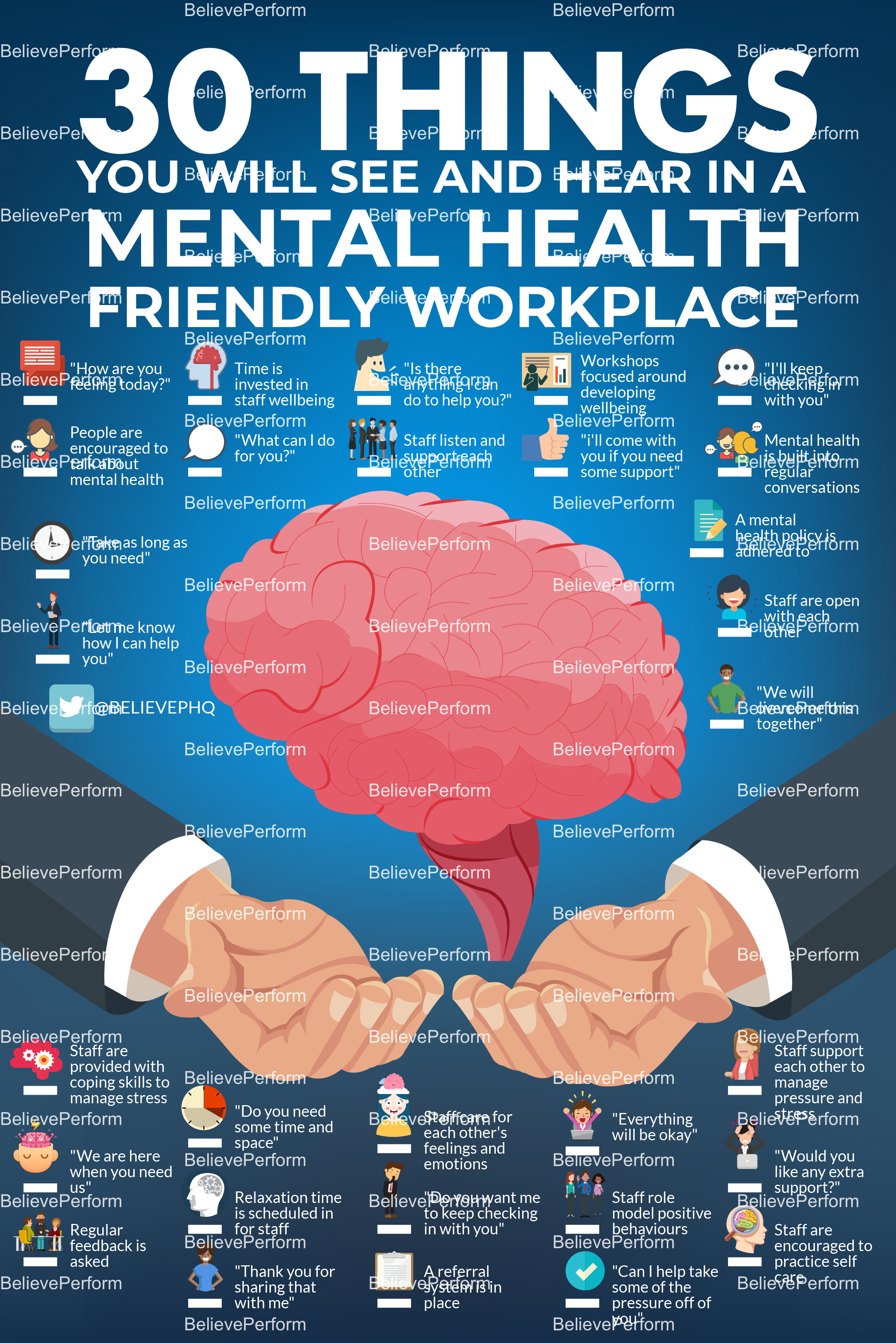 30 Things You Will See And Hear In A Mental Health Friendly Workplace 