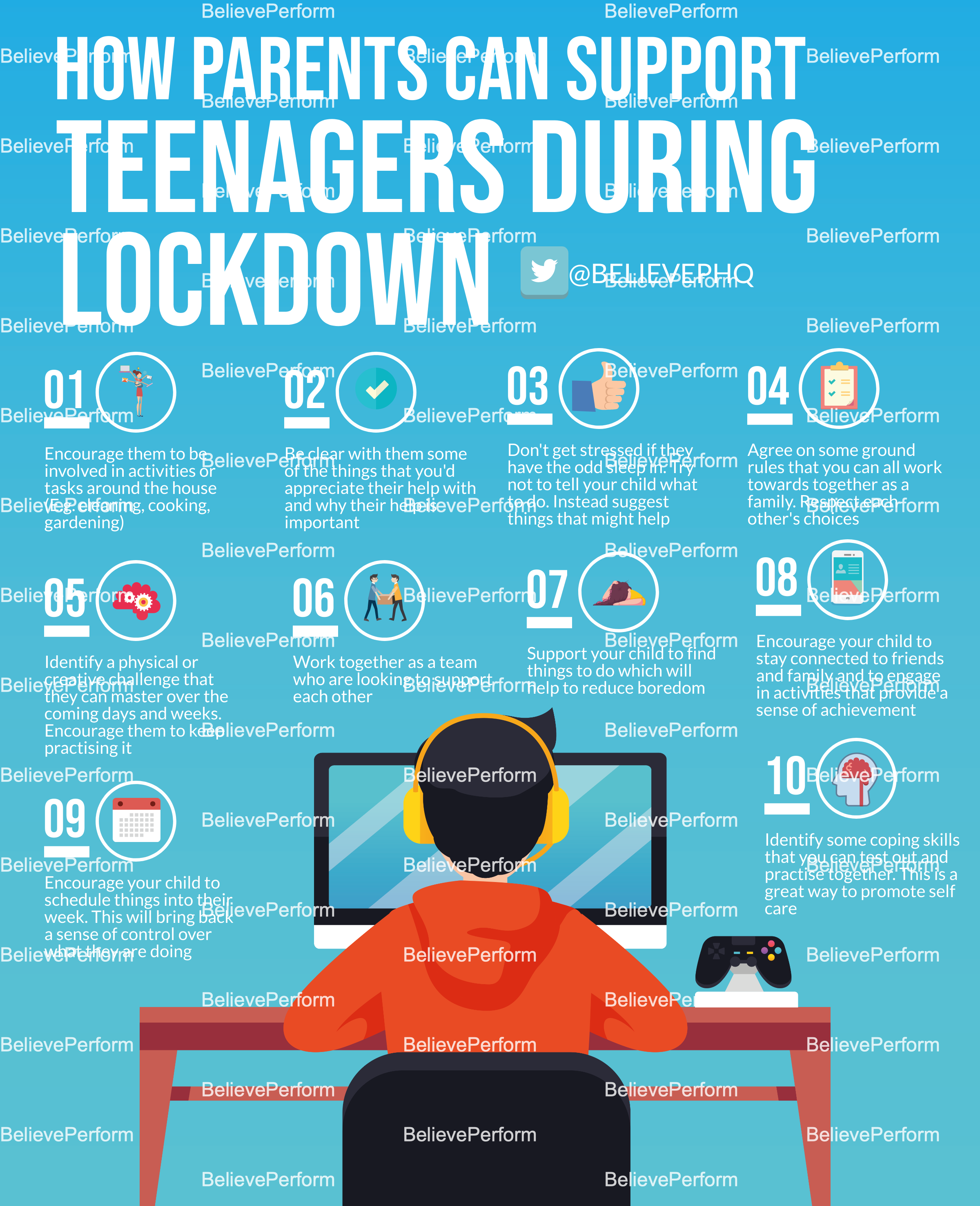 How parents can support teenagers during lockdown BelievePerform