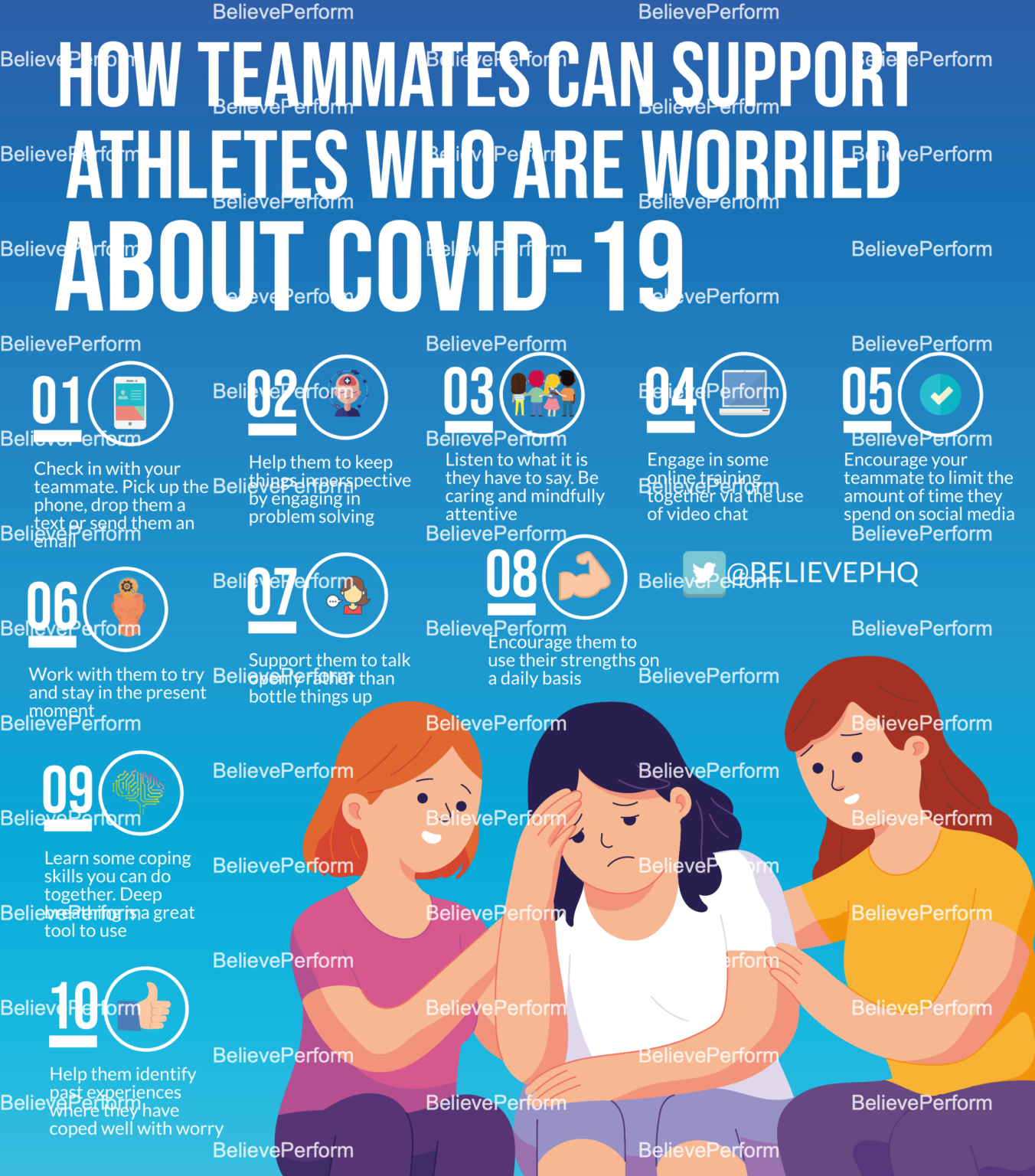 How teammates can support athletes who are worried about Covid19