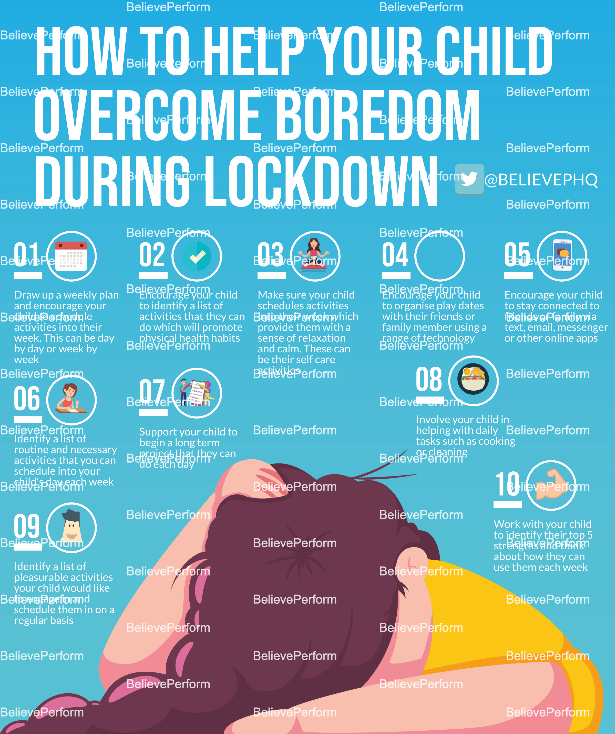 How To Help Your Child Overcome Boredom During Lockdown Believeperform The Uk S Leading Sports Psychology Website