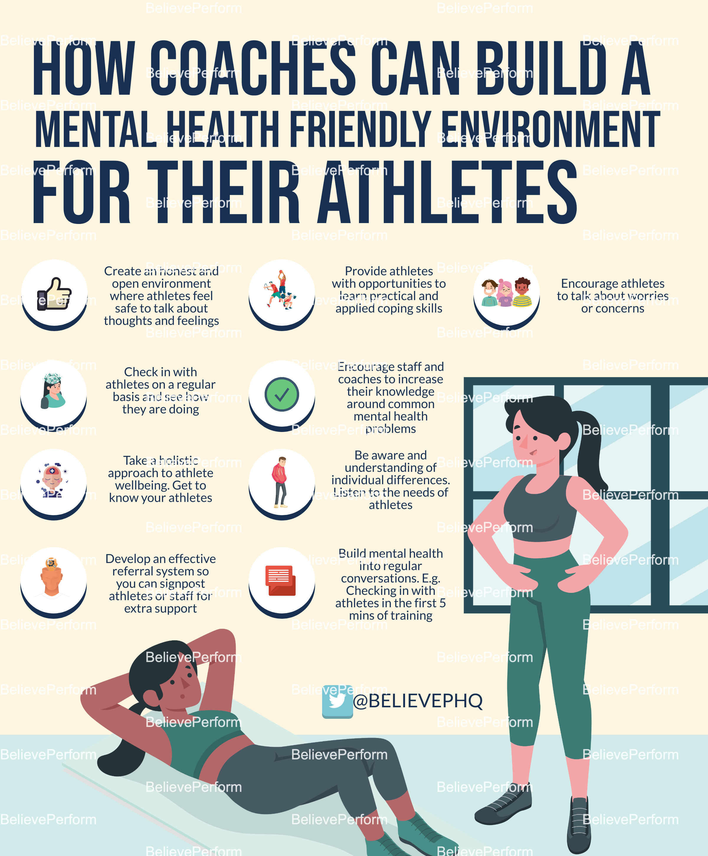 How coaches can build a mental health friendly environment for their  athletes - BelievePerform - The UK's leading Sports Psychology Website