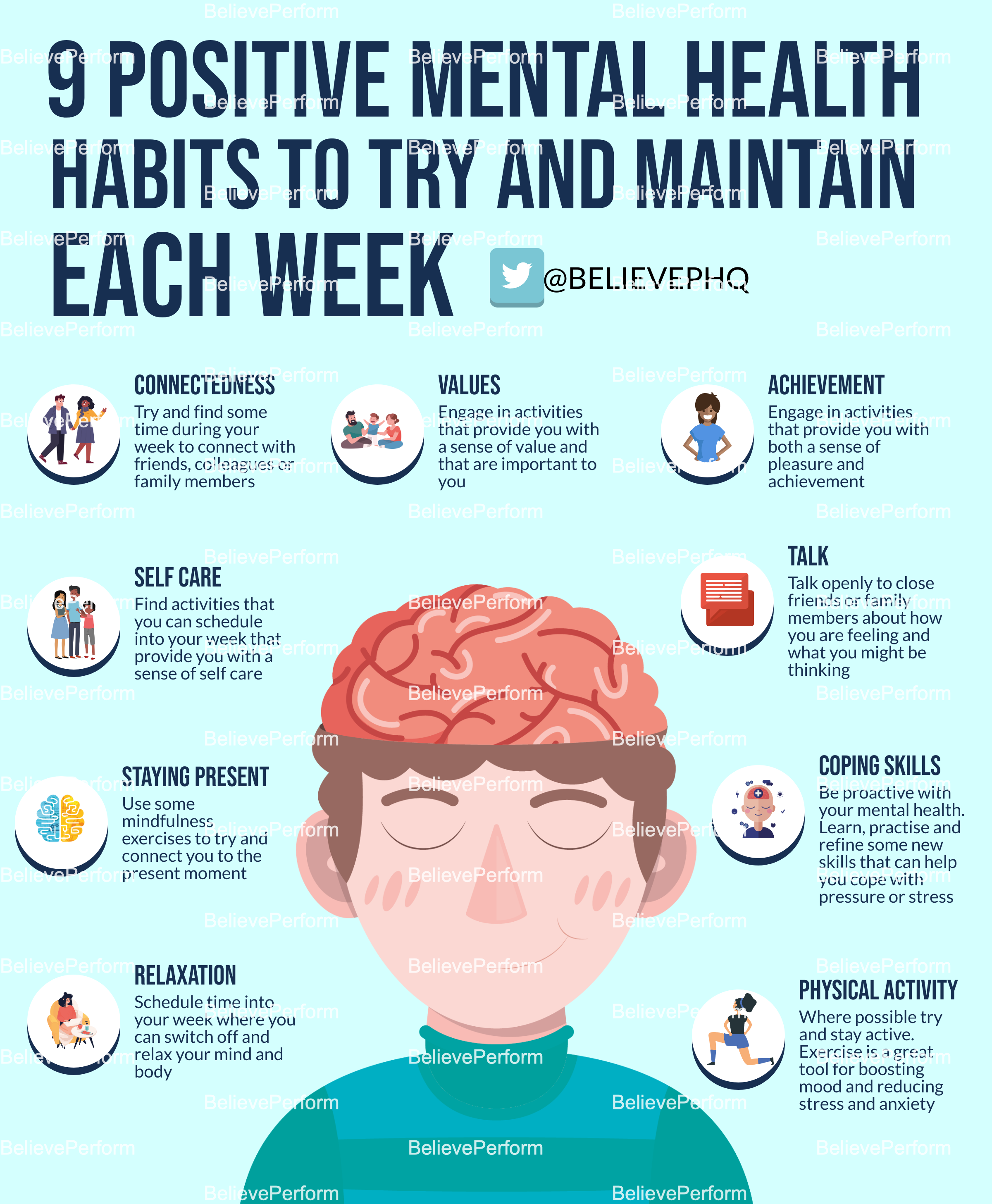 9 positive mental health habits to try and maintain each week