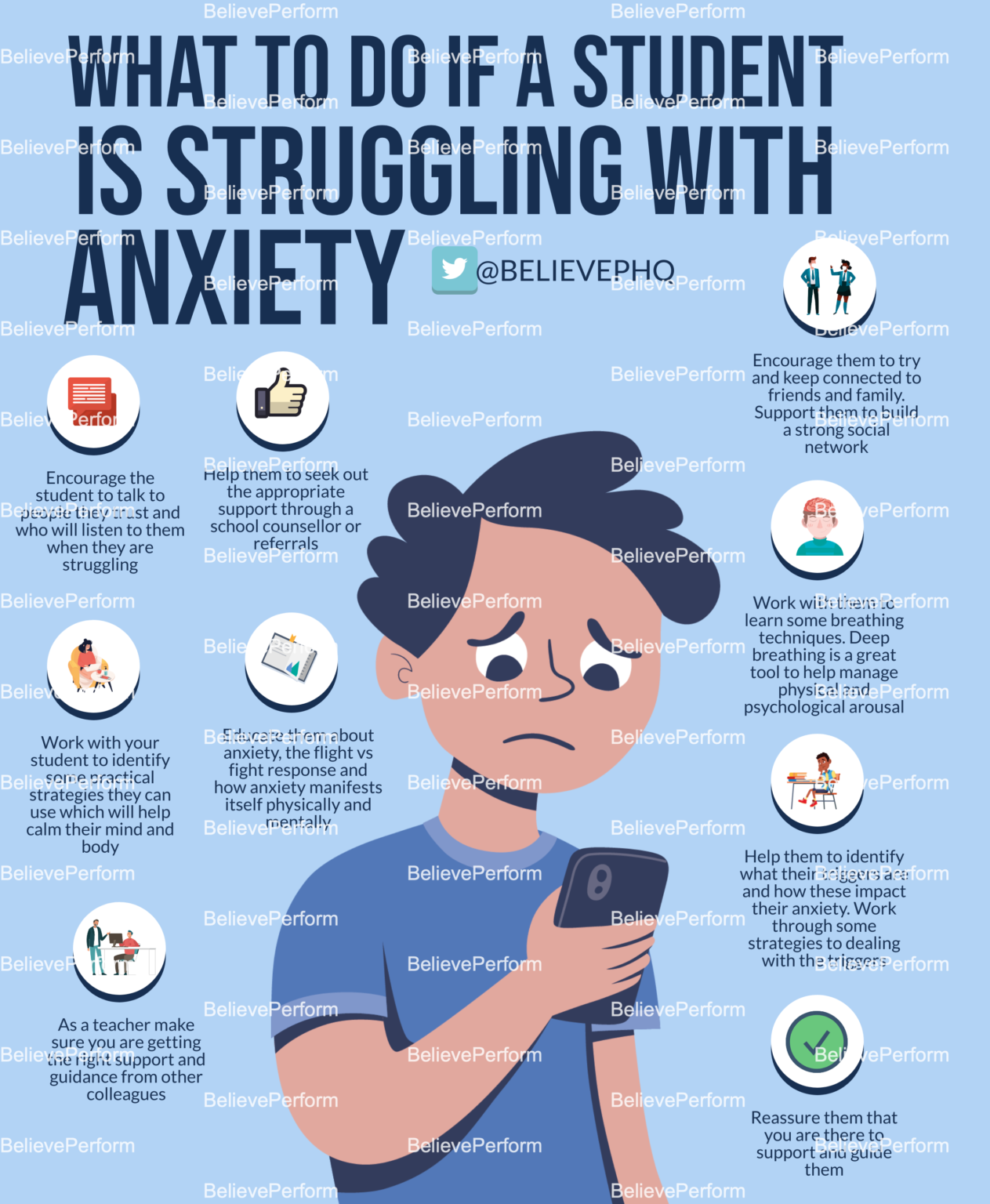 What to do if a student is struggling with anxiety BelievePerform