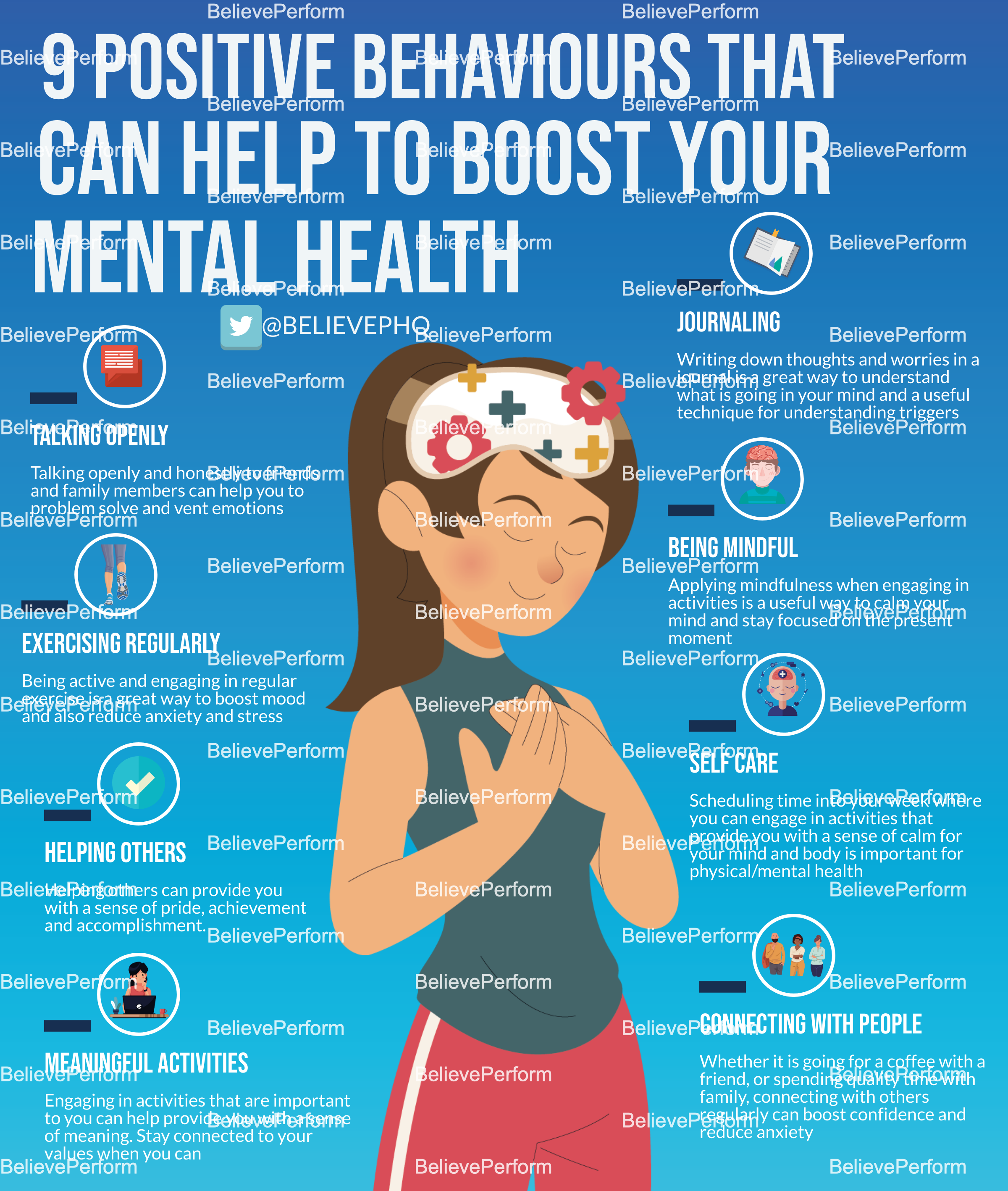 Positive Behaviours That Can Help To Boost Your Mental Health Believeperform The Uk S