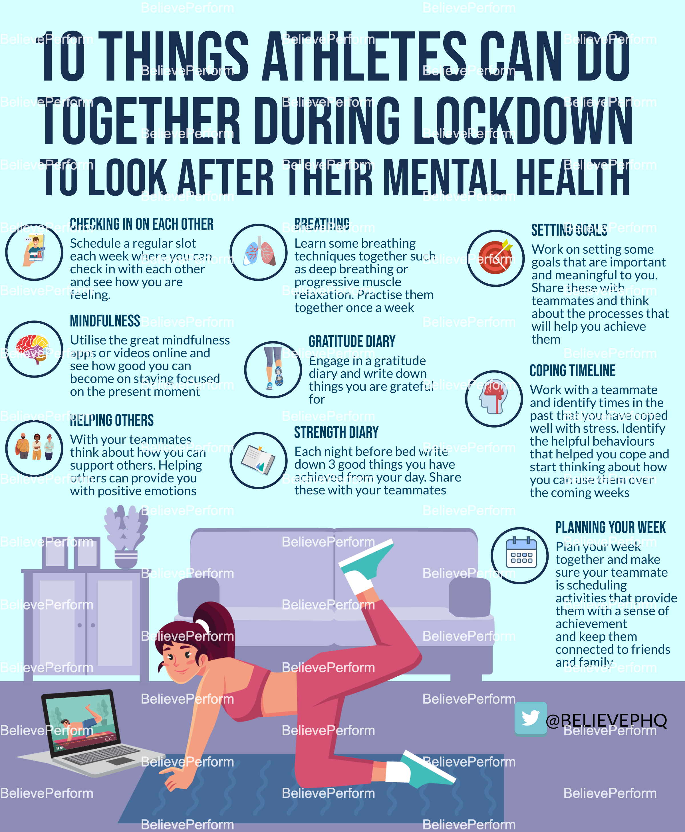 10 things athletes can do together during lockdown to look after their ...