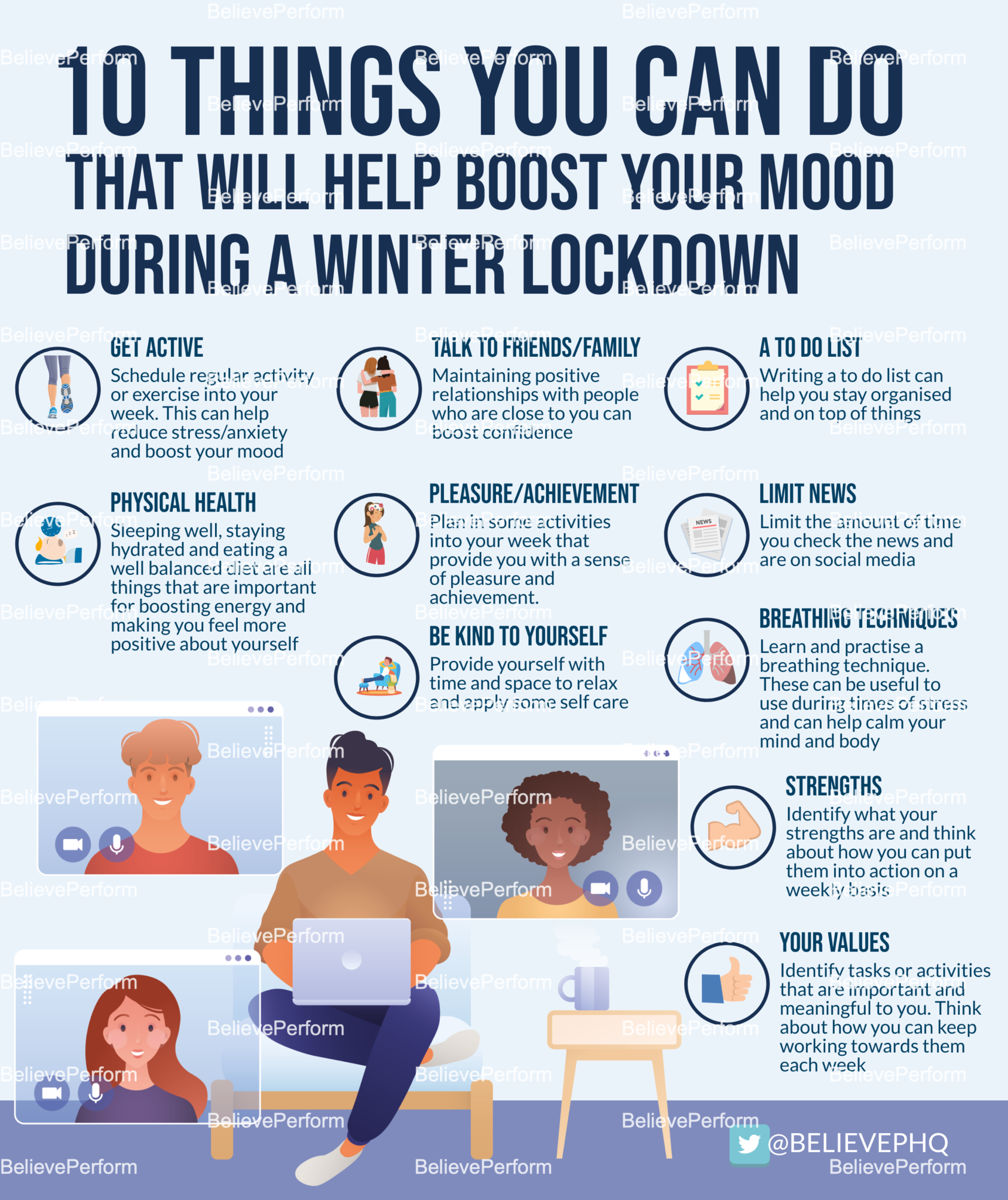 10 Things You Can Do That Will Help Boost Your Mood During A Winter Lockdown Believeperform