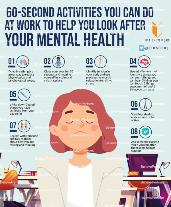 60 second activities you can do at work to look after your mental ...