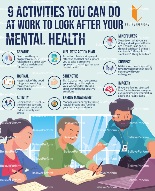 9 activities you can do at work to look after your mental health ...