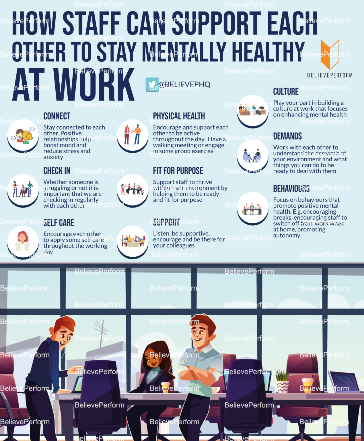 How staff can support each other to stay mentally healthy at work ...