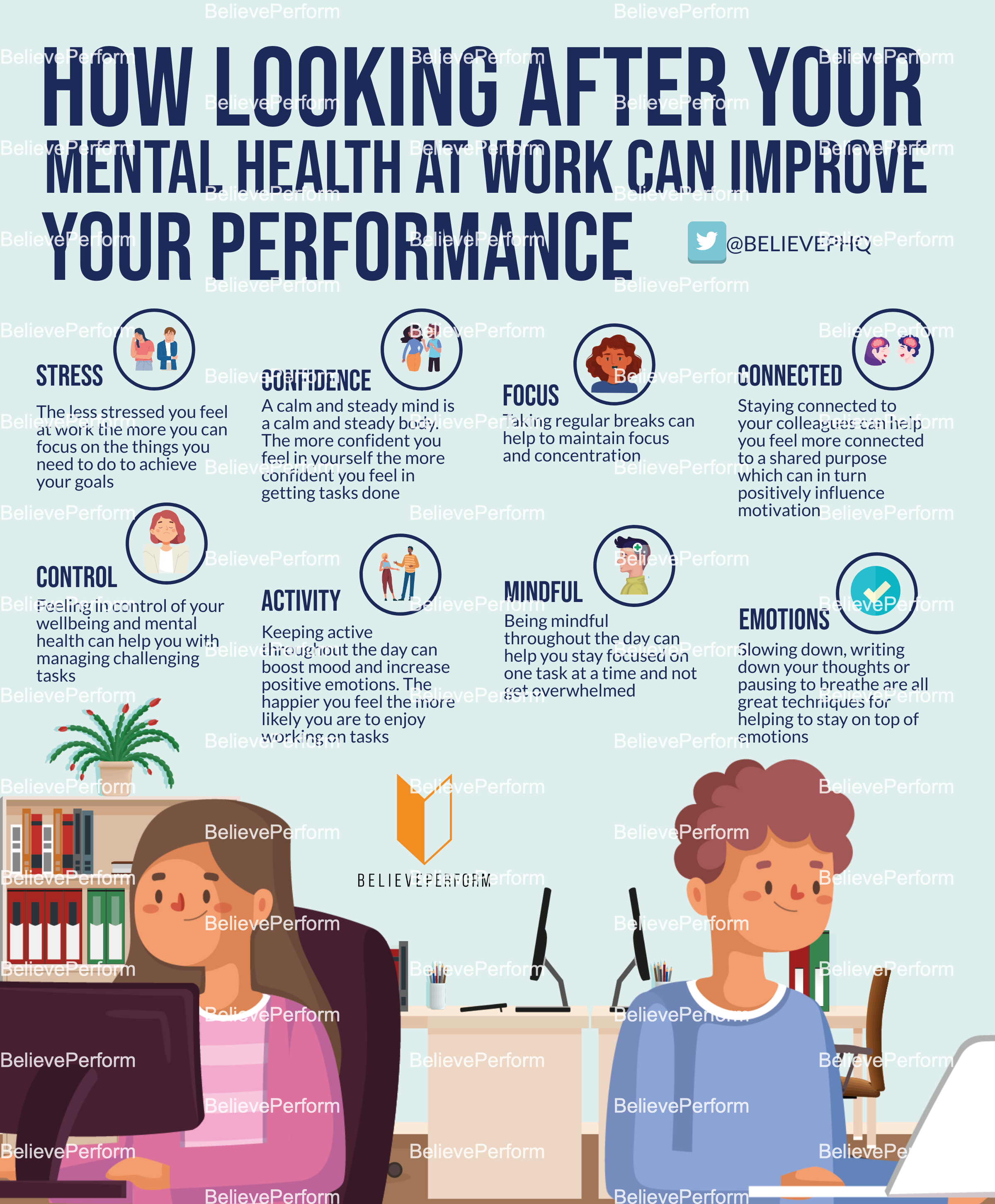 How Looking After Your Mental Health At Work Can Improve Your Performance Believeperform The