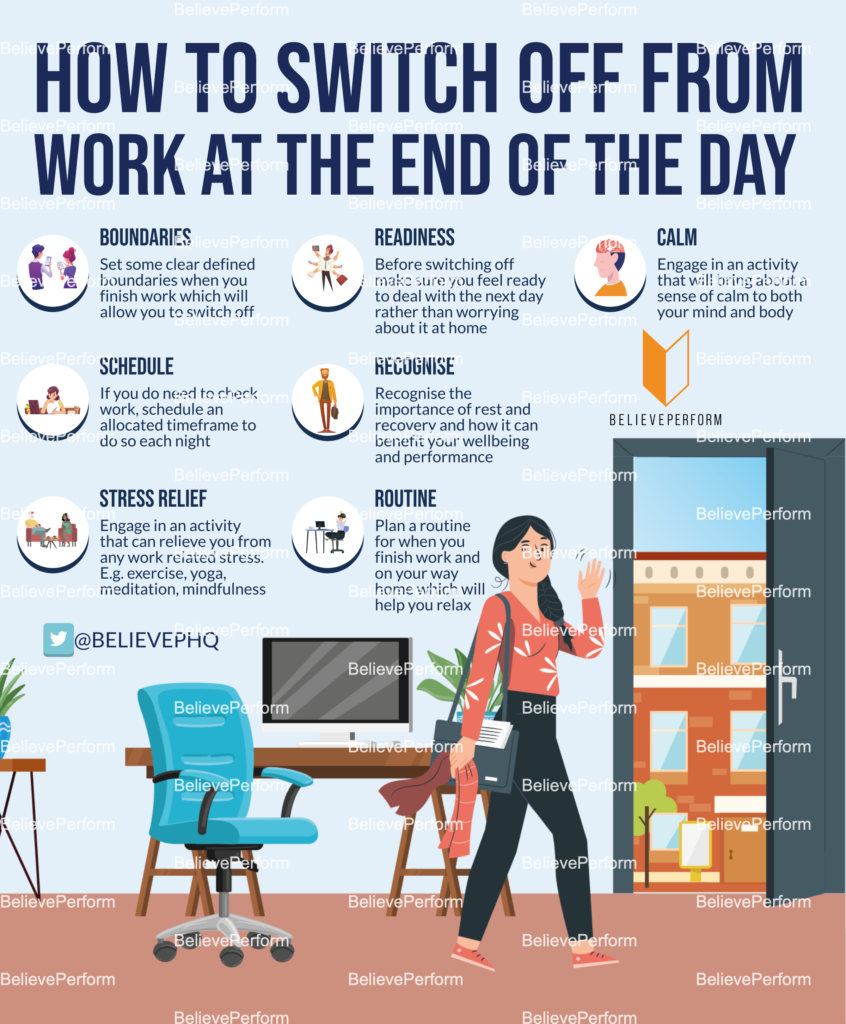 How to switch off from work at the end of the day - BelievePerform ...