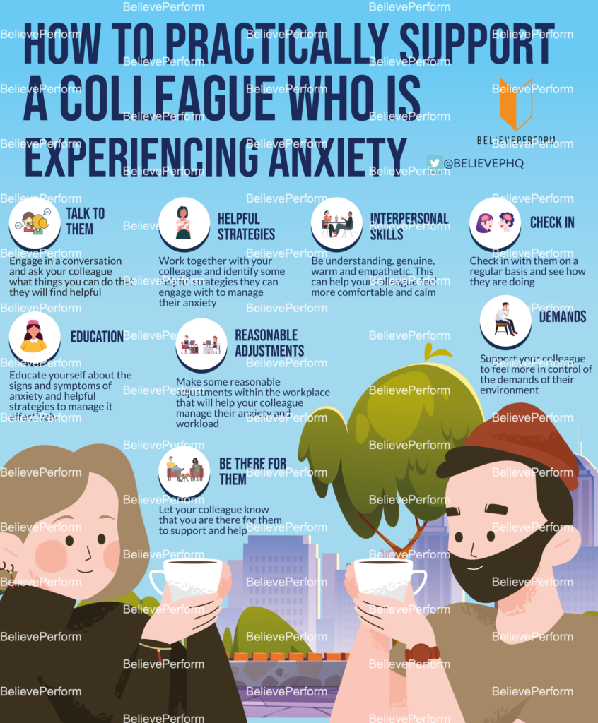 How to proactively support a colleague who is experiencing anxiety ...